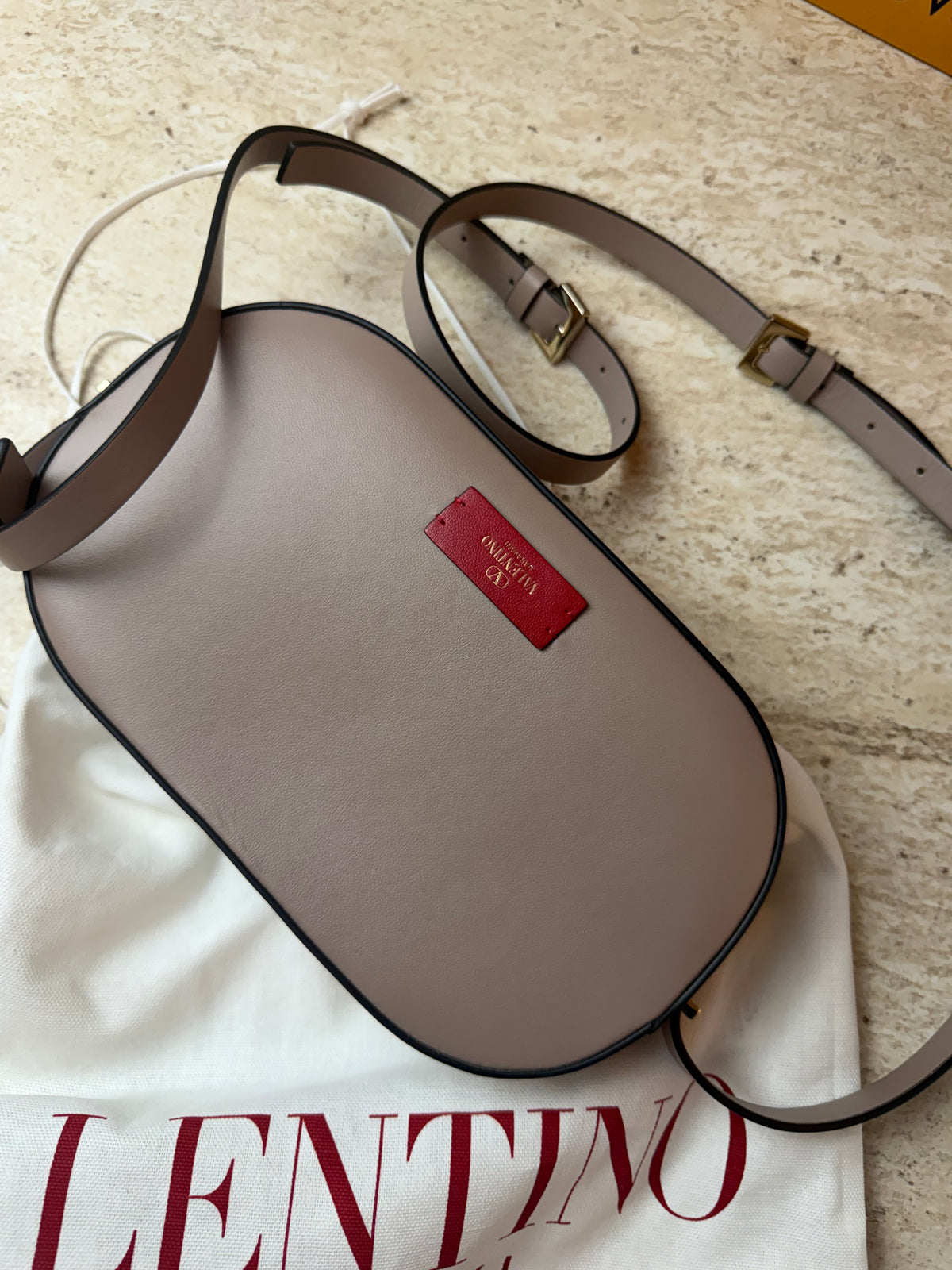 Valentino Garavani VLogo Bej/Taupe Askılı Çanta