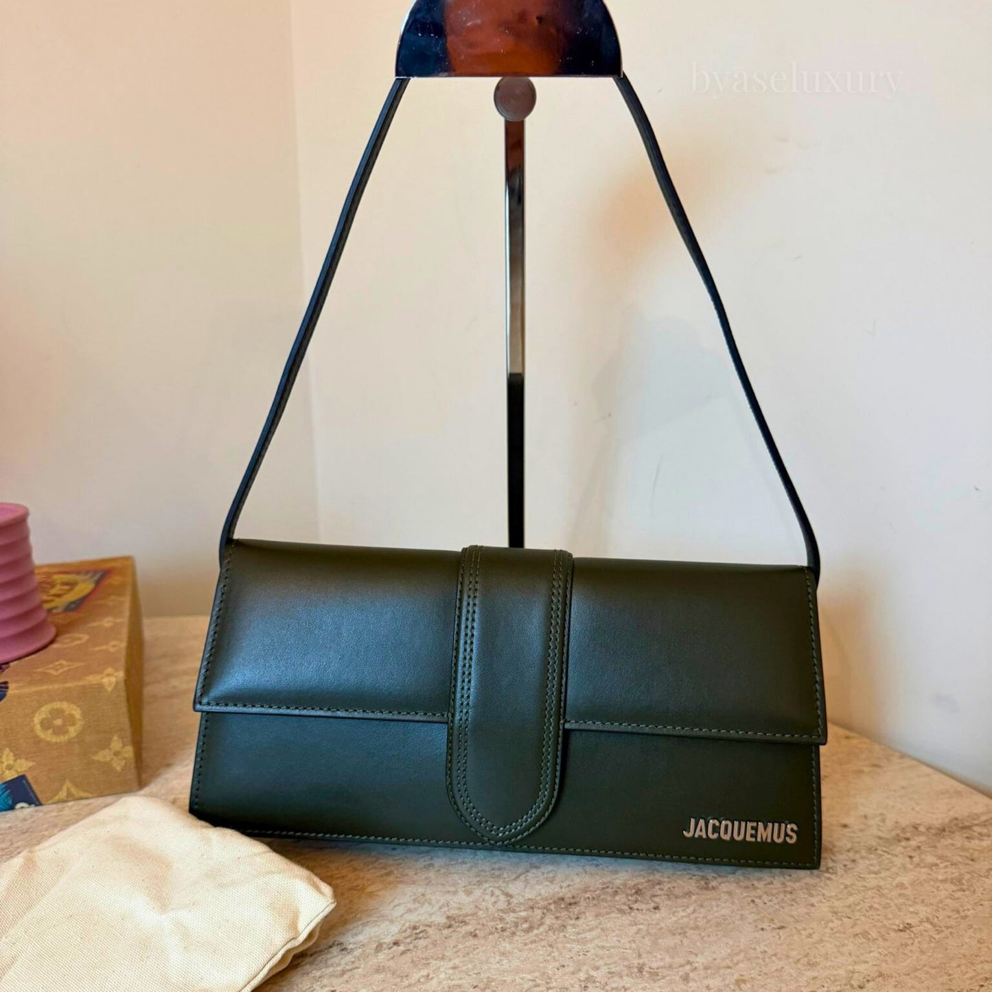 Jacquemus Le Bambino Long Siyah Deri Çanta