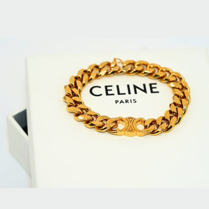 Celine Triomphe Gold Bilezik