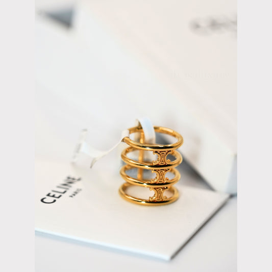 Celine Triomphe Gold Yüzük