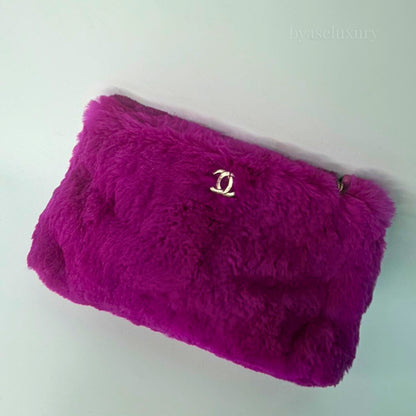 Chanel Limited Edition Faux Fur Zincir Askılı Çanta | Koleksiyon Parçası