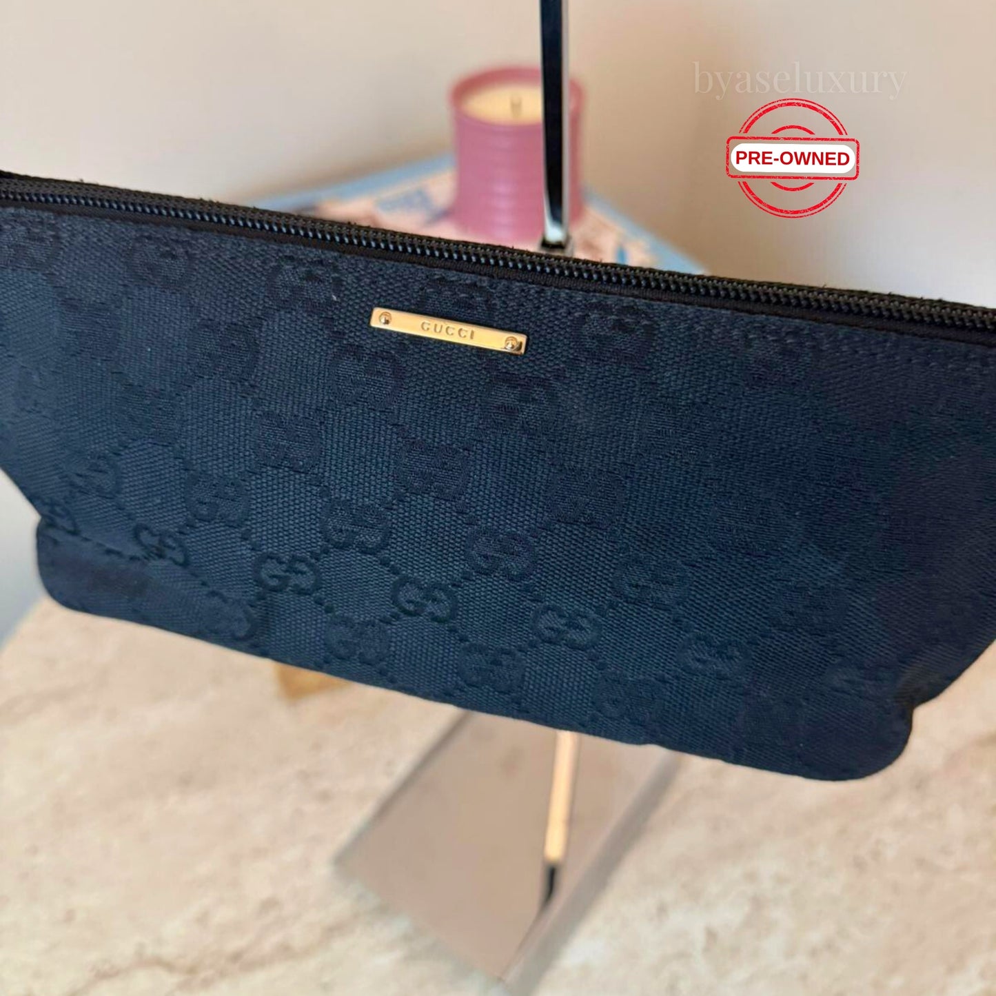 Gucci Siyah GG Monogram Mini Çanta – Koleksiyonluk | Pre-Owned
