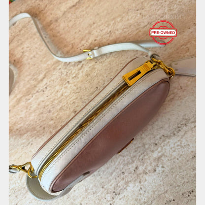 Prada Pink Saffiano Deri Çanta – Pre-Owned