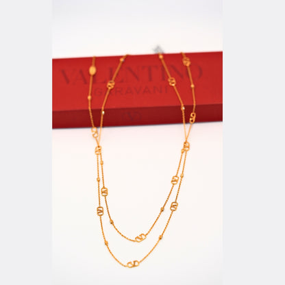 Valentino VLogo Gold Zincir Kolye