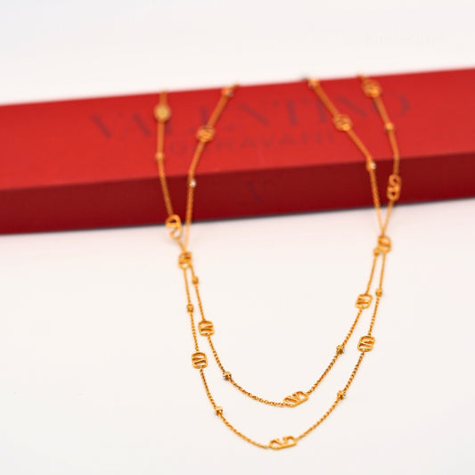 Valentino VLogo Gold Zincir Kolye