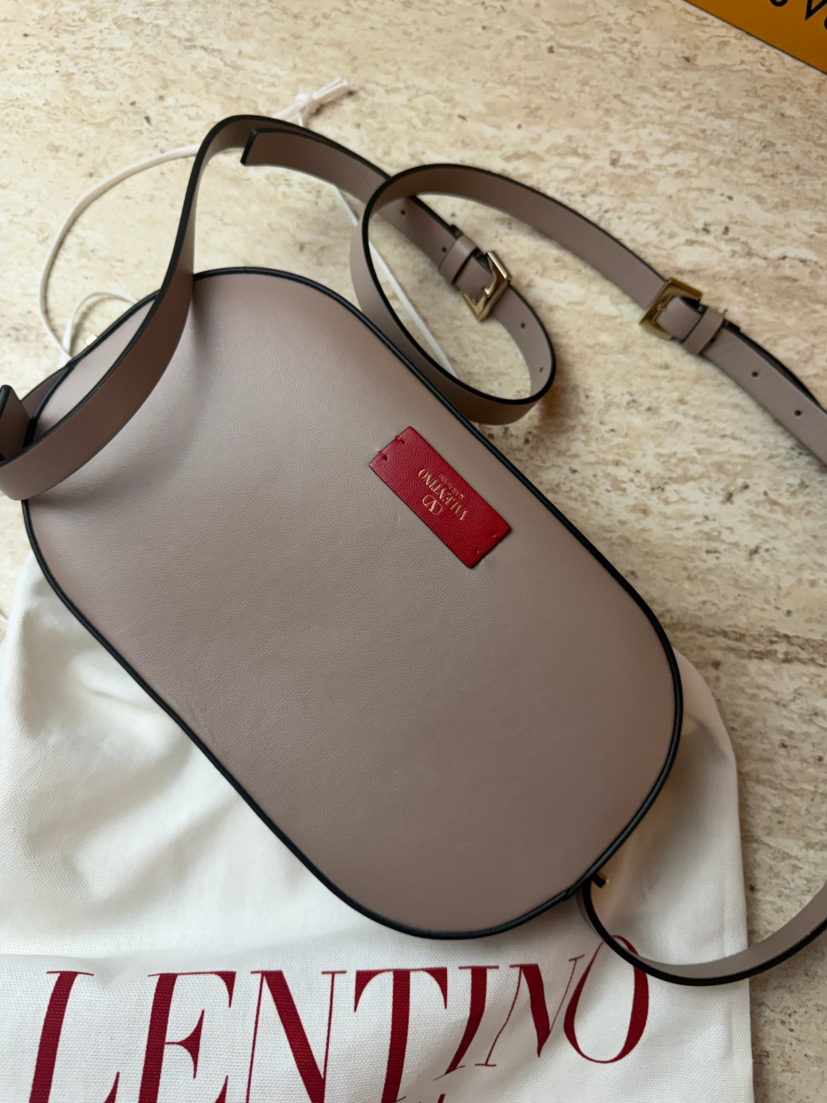 Valentino Garavani VLogo Bej/Taupe Askılı Çanta