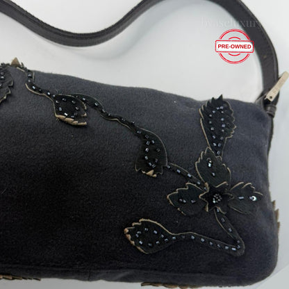 Fendi Baguette Limited Edition Siyah Çanta - Pre-Owned