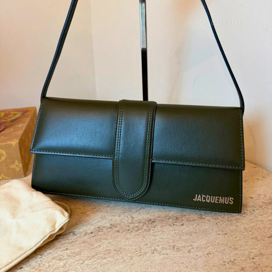 Jacquemus Le Bambino Long Siyah Deri Çanta